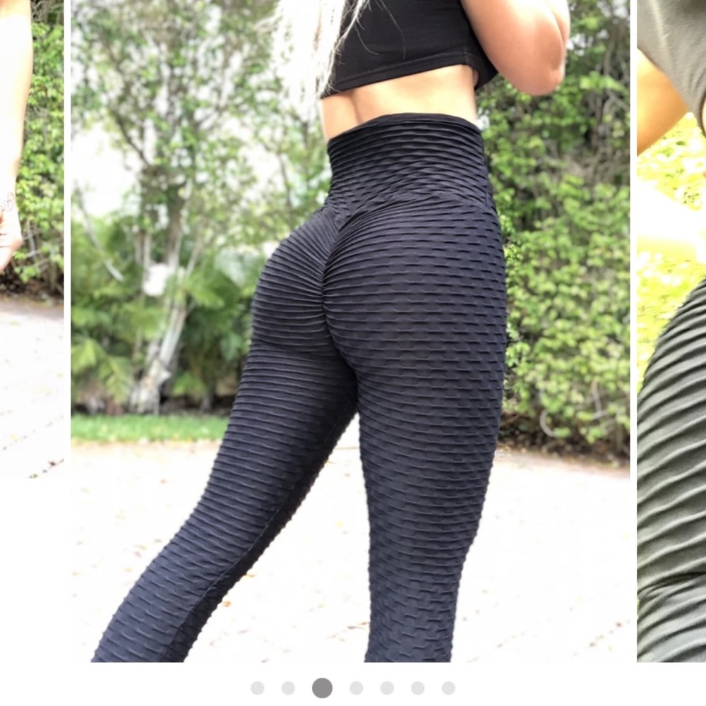 Abs2Be fitness black zero flaws leggings size L